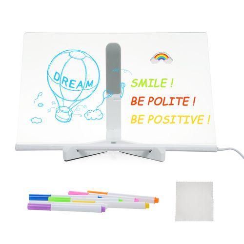 Acrylic Dry Erase Board With Light 30x20cm Writing Board