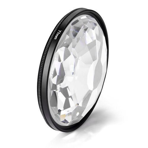 77mm Kaleidoscope Prism Camera Glass Filter Variable Number