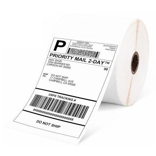 5000sheets 4&times;6 Inch Thermal Label Paper Roll Paper White