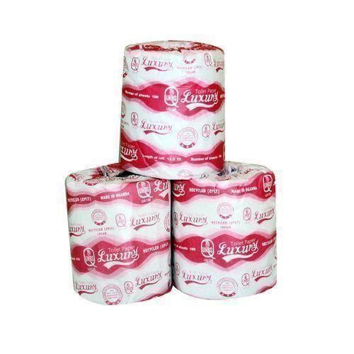 Luxury Pack Of 24 Rolls Of Toilet Paper- Pink