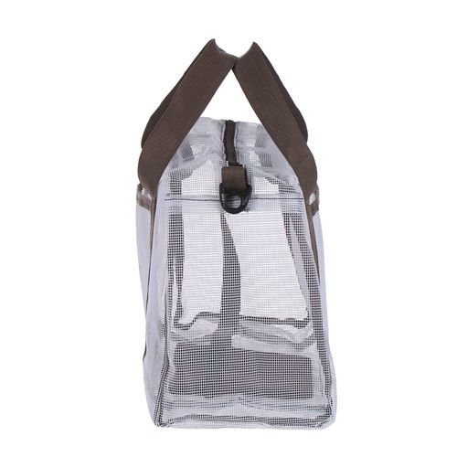 Mesh Tote Bag For Unisex Large Mesh Beach Bag With Zipper