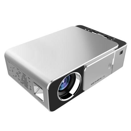 T6 3500ANSI Lumens 1080P LCD Mini Theater Projector, Standard Version, AU Plug Silver