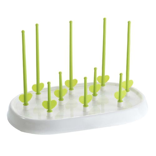 Milk Bottles Drying Rack Baby Feeding Cleaning Dryer Cup Holder New,Green NO5143