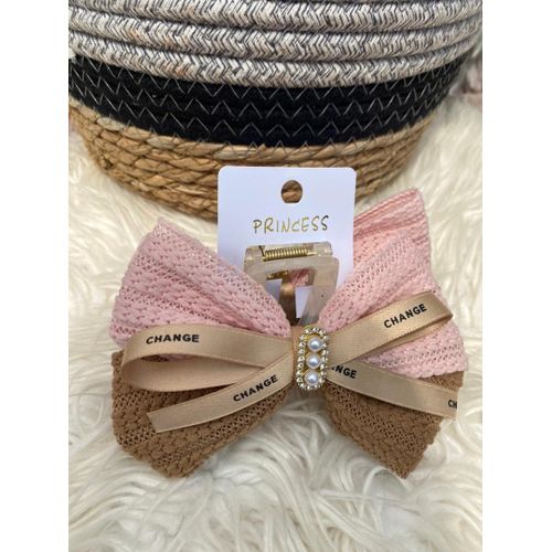 Soft Crotchet Hair Bow - Multi-Color.