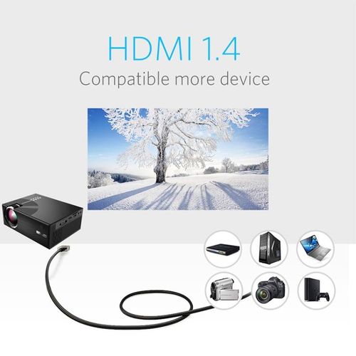 Cheerlux C7 1800 Lumens 1080P Smart Projector