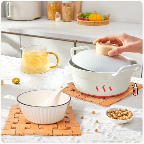 Tea Coffee Cup Pad Placemats Tray Decor Bamboo Coasters Durable Heat Resistant Square Drink Mat