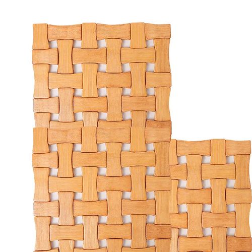Tea Coffee Cup Pad Placemats Tray Decor Bamboo Coasters Durable Heat Resistant Square Drink Mat