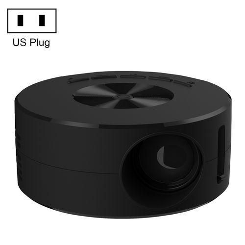T200 1500LM 1920x1080P LED Mini Projector, US PlugBlack