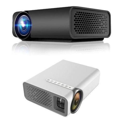 YG530 LED Small 1080P Wireless Screen Mirroring Projector, Power Plug:UK PlugWhite
