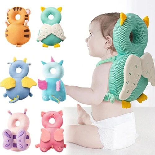 Toddler Baby Head Protection Pad Cushion Headrest Cartoon Soft Security Cushion Angel Butterfly Backpack Fall Protection NO5242
