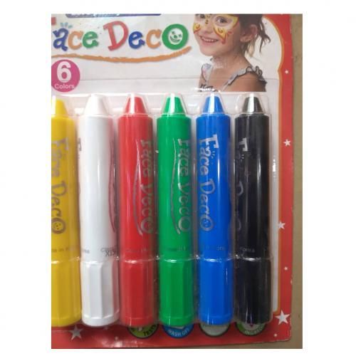 Body Art Paintings,6pc - Multicolor