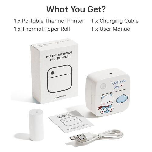 Mini Pocket Printer Portable Thermal Instant Photo Printing