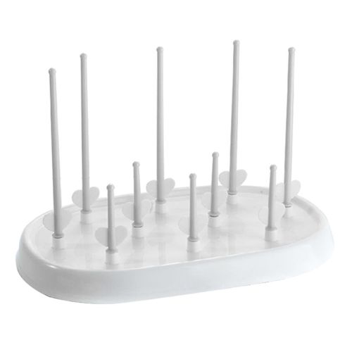Milk Bottles Drying Rack Baby Feeding Cleaning Dryer Cup Holder New,White NO5247