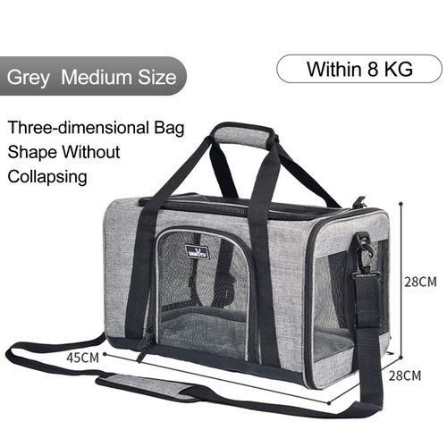 Breathable Car Pet Carrier  Airline Approved Portable Bag
