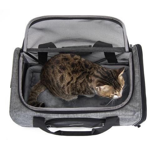 Breathable Car Pet Carrier  Airline Approved Portable Bag