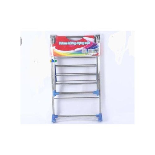 Deluxe Stainless Steel Clothes Drying Rack - Silver