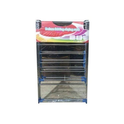 Deluxe Stainless Steel Clothes Drying Rack - Silver
