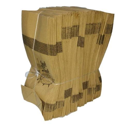 Brown Snacks packing Paper Bags - B -  1 Bundle - 100 Pcs (+10 free)
