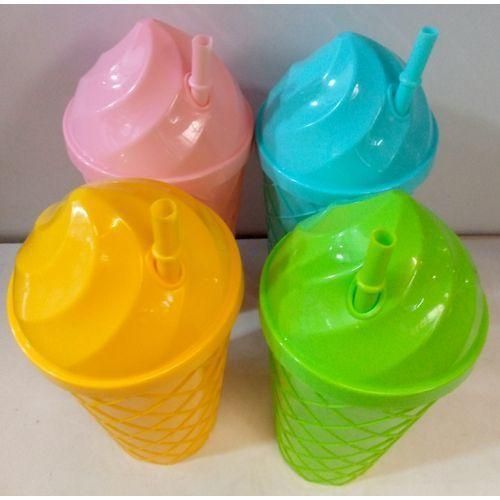 Bb Plastics 12 Pieces Plastic Glasses (multi color