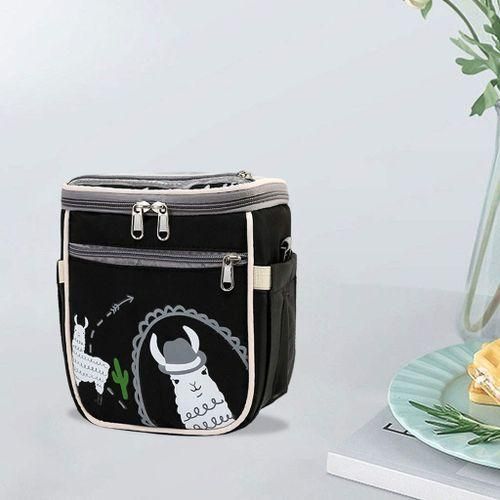 Babystroller Organizer MultiPocket Double Layer For Baby Items Black