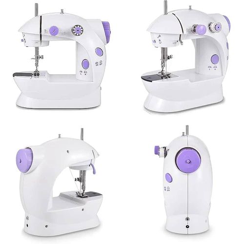 Mini Portable Sewing Machine That Uses Either Electricity Or Battery Cells - Multicolor