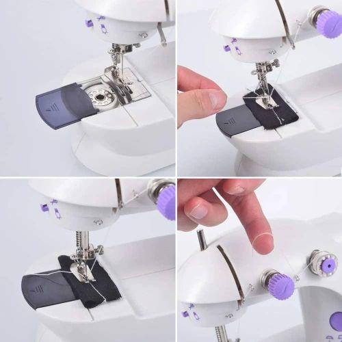 Mini Portable Sewing Machine That Uses Either Electricity Or Battery Cells - Multicolor
