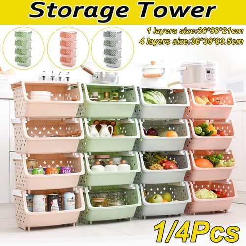 Really Useful Storage F Plastic Box Storage Tower-pink