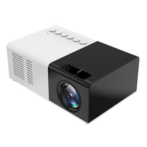 J9 1920x1080P 15 ANSI Portable Home Theater Mini LED HD Digital Projector, Basic Version, AU PlugBlack White