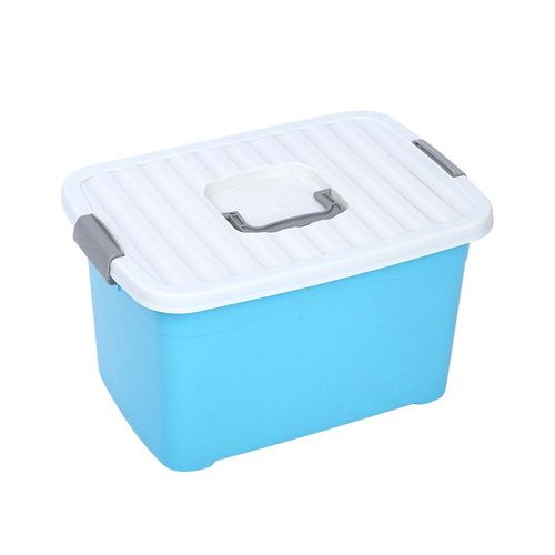 Large Plastic Storage Box Thickened Storage Box Clothes Storage Household Portable Storage Box with Lid Storage Box Storage Box