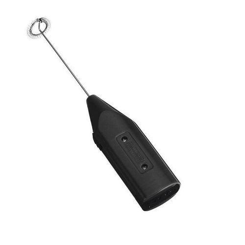 Hand Held Electric Egg Beater Coffee Milk Creamer Bubble Mixer Stainless Steel Black
