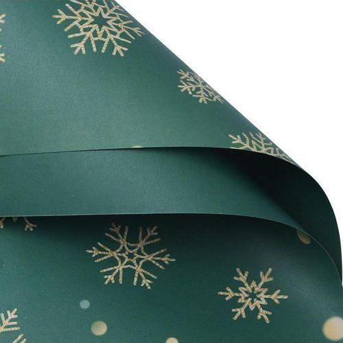 Size Wrapping Paper 2pack Festive Xmas Wrapping Paper Set for Gift Green
