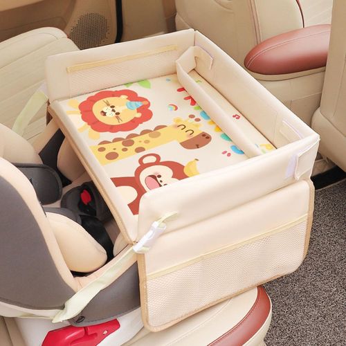 Car Seat Tray For  With Phone Holder Pocket Lion