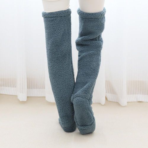 Winter Fluffy Sock Slippers Comfortable Knee Protection Stockings Suitable for Friends Family NO5288