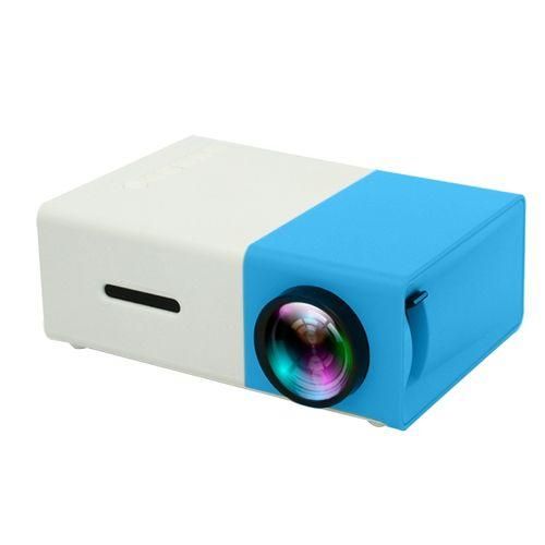 YG300 400LM Portable Mini Home Theater LED Projector With Remote Controller Blue