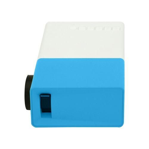 YG300 400LM Portable Mini Home Theater LED Projector With Remote Controller Blue