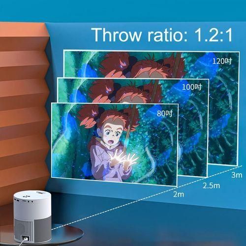 M1 Home Commercial LED Smart HD Projector, Specification: AU PlugIntelligent WIFI Android Version