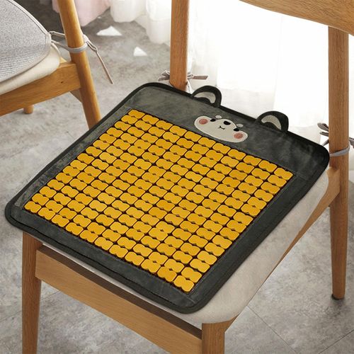 Car Cushion Mat Cute Bread Bamboo Seat Cooling Pad  B
