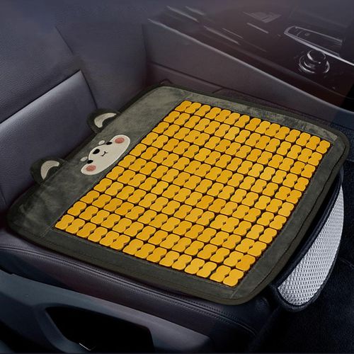 Car Cushion Mat Cute Bread Bamboo Seat Cooling Pad  B