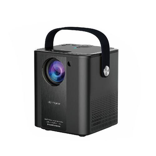 C500 Portable Mini LED Home HD Projector, Style:Android VersionBlack