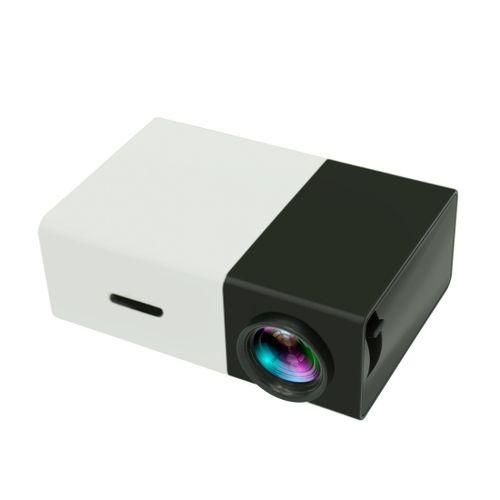 YG300 400LM Portable Mini Home Theater LED Projector With Remote ControllerBlack