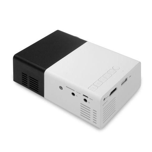 YG300 400LM Portable Mini Home Theater LED Projector With Remote ControllerBlack