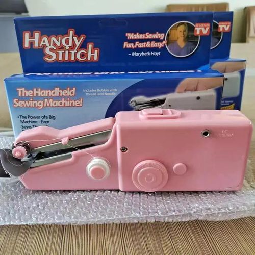 Portable Mini Handheld Sewing machine - color may vary
