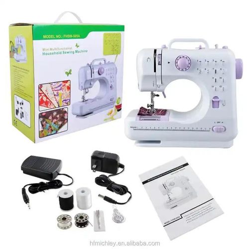 Domestic Repair Superjunter Portable Electric Mini Sewing Machine Speed Adjustable Replaceable Foot With Pedal LED Light Crafting Mending Machine 12 Built-in Stitch Patterns Easy to Use For Beginners With Overlock Function- Multicolor