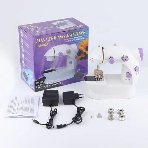 Other Electric Mini Sewing machine-White and Purple