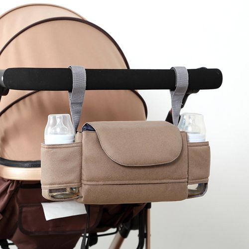 Baby Diaper Bag Canvas  Holder Deep Brown