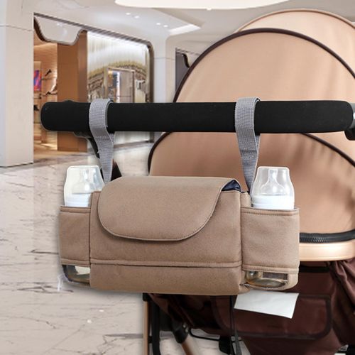 Baby Diaper Bag Canvas  Holder Deep Brown