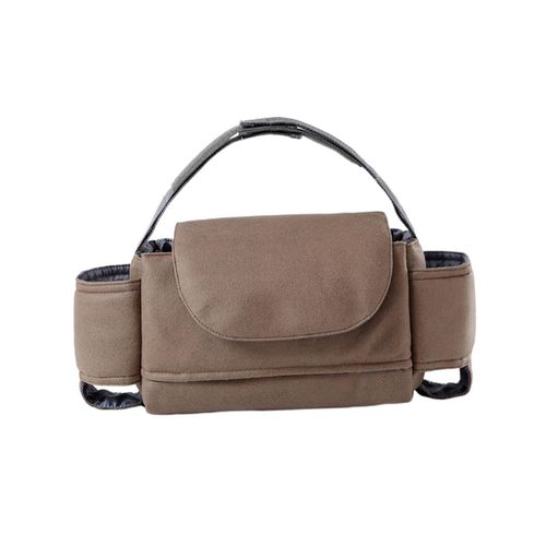 Baby Diaper Bag Canvas  Holder Deep Brown