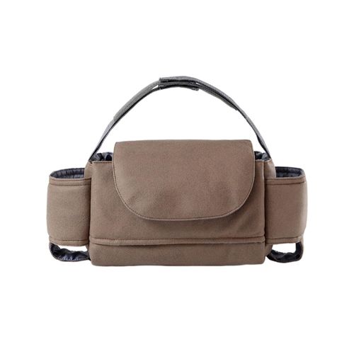 Baby Diaper Bag Canvas  Holder Deep Brown