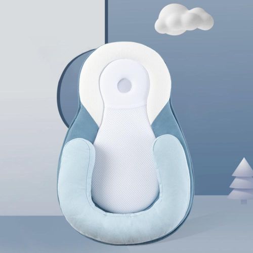 Baby Corrective Anti-deflection Pillow Breathable Ergonomic Design Pillow Suitable for Bed Infant Car Seat NO5282