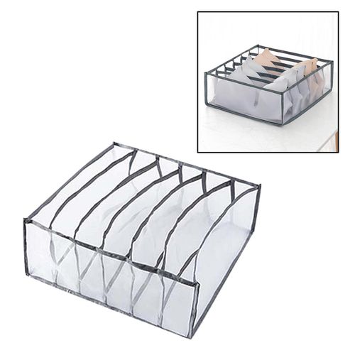 Home Closet Organizer for Socks Separated Underwear Gray 6 Gripes